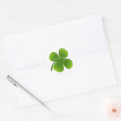 Sticker Rond St Patrick's Day Shamrocks Thunder_Cove (Enveloppe)