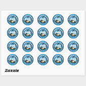 Sticker Rond St Simons (C) (Feuille)