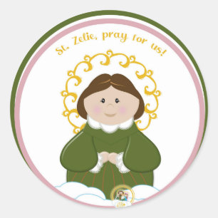 Sticker Rond St. Zelie