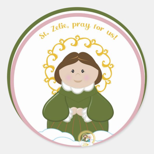 Sticker Rond St. Zelie (Devant)