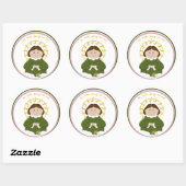 Sticker Rond St. Zelie (Feuille)