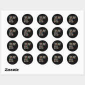 Sticker Rond Staar State Test Day Motivation Vous Avez Ce Br (Feuille)