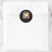 Sticker Rond Stacker Driver Forklift Driver Stacker Dit : (Sac)