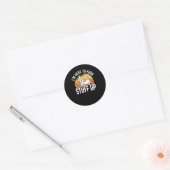 Sticker Rond Stacker Driver Forklift Driver Stacker Dit : (Enveloppe)