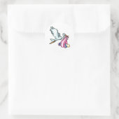 Sticker Rond Stacy Stork (Sac)