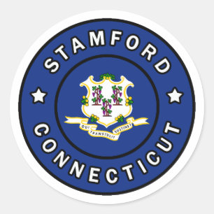 Sticker Rond Stamford Connecticut