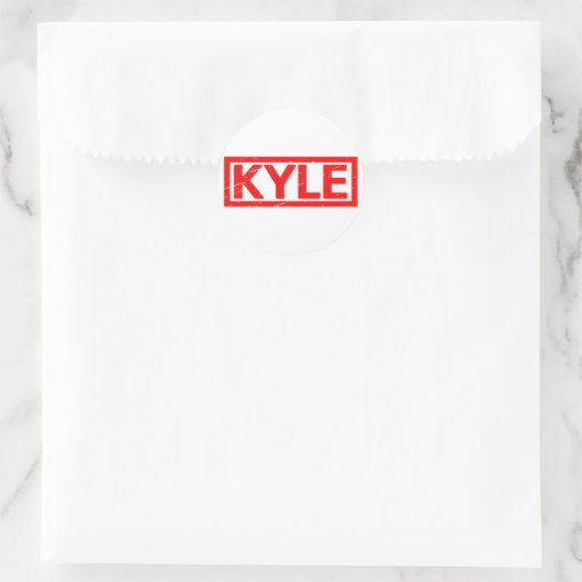 Sticker Rond Stamp Kyle (Sac)