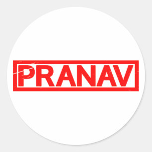 Sticker Rond Stamp Pranav