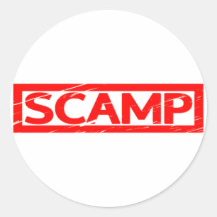 Sticker Rond Stamp Scamp