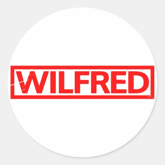 Sticker Rond Stamp Wilfred (Devant)