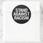 Sticker rond Stand Against Racisme Classic (Sac)