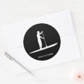 Sticker Rond stand up paddle (Enveloppe)