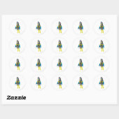 Sticker Rond Stands Batgirl (Feuille)