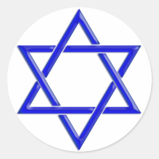 STICKER ROND STAR DE DAVID