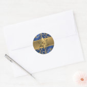 Sticker Rond Star de David Filigree (Enveloppe)