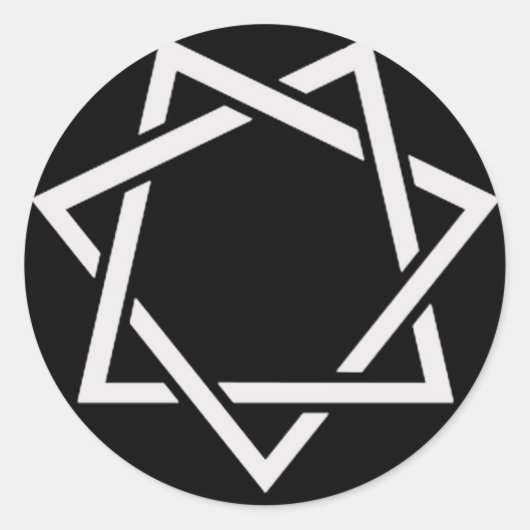 Sticker Rond Star de Seven (Devant)