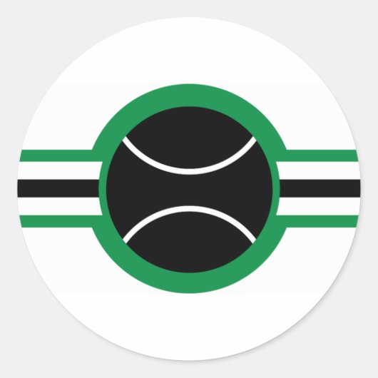 Sticker Rond star du tennis (Devant)
