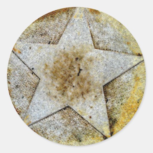 Sticker Rond Star Gazer (Devant)