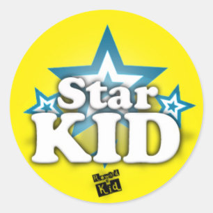 Sticker Rond Star Kid (série de 20)