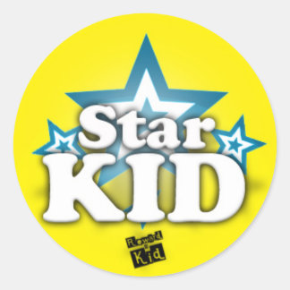 Sticker Rond Star Kid (série de 20)