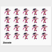 Sticker Rond Star Sapphire 1 (Feuille)