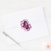 Sticker Rond Star Sapphire Graphisme 1 (Enveloppe)