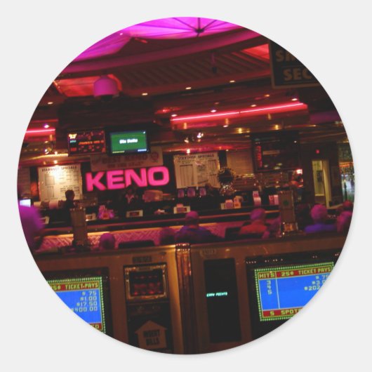 Sticker Rond Stardust Las Vegas Keno lounge (Devant)