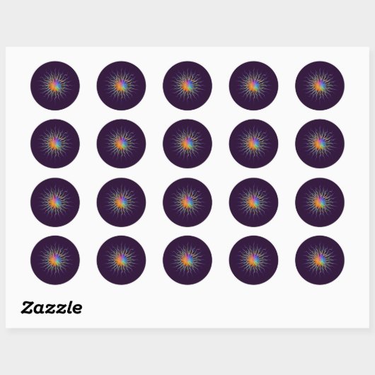 Sticker Rond Stareye (Feuille)