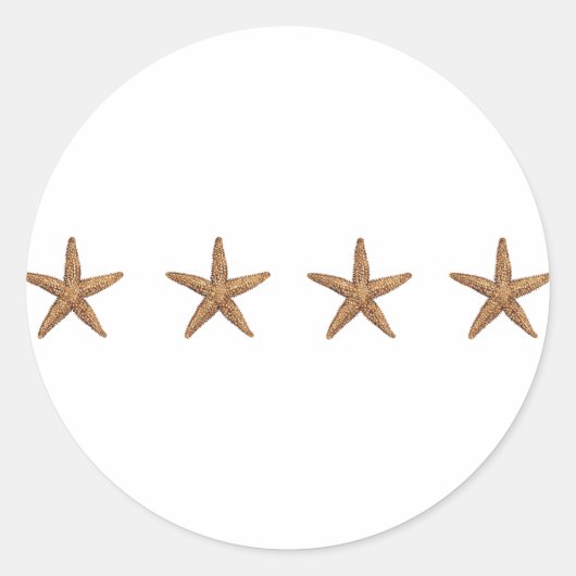 Sticker Rond Starfish - Northern Sea Star (Devant)