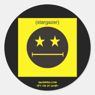 Sticker Rond Stargazer