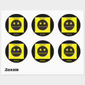 Sticker Rond Stargazer (Feuille)