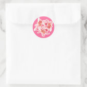 Sticker Rond Stargazer Lilies (Sac)