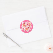 Sticker Rond Stargazer Lilies (Enveloppe)