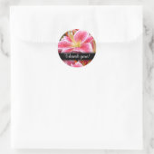 Sticker Rond "Stargazer" Lilies Merci (Sac)