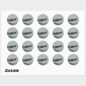 Sticker Rond Starlifter C-141B Lockheed (Feuille)
