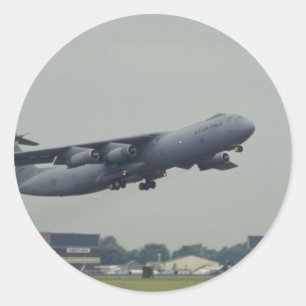 Sticker Rond Starlifter C-141B Lockheed