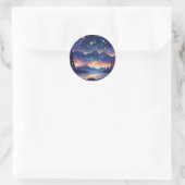 Sticker Rond Starry Sky Serenity (Sac)