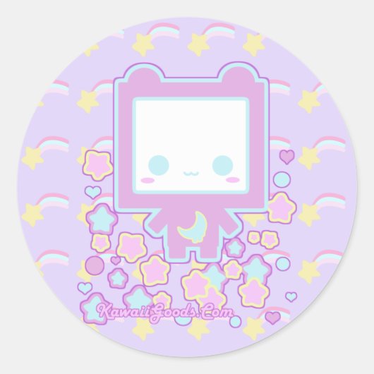 Sticker Rond starrycutei (Devant)