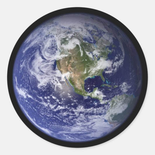 Sticker Rond Starship Earth (Devant)