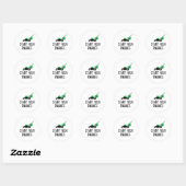 Sticker Rond Start your Engines (Feuille)