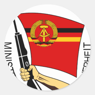 Sticker Rond Stasi - DDR (Deutsche Demokratische Republik)