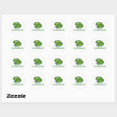 Sticker Rond STAT Froggie (Feuille)