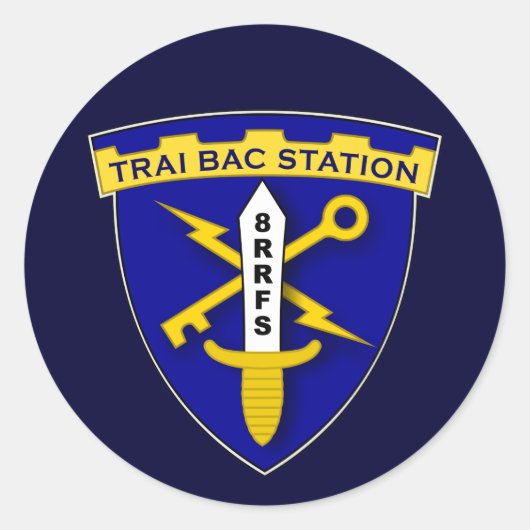 Sticker Rond Station Bac de Trai 1 (Devant)