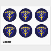 Sticker Rond Station Bac de Trai 1 (Feuille)