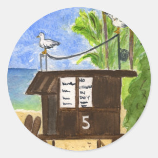 Sticker Rond Station de sauvetage 5