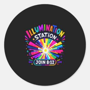 Sticker Rond station d'illumination chrétienne équipe VBS 2026