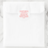 Sticker Rond statistiques (Sac)