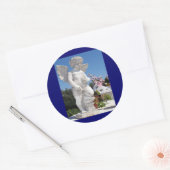 Sticker Rond Statue de l'ange (Enveloppe)
