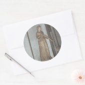 Sticker Rond Statue du Musée du Vatican à Rome, Italie (Enveloppe)