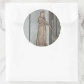 Sticker Rond Statue du Musée du Vatican à Rome, Italie (Sac)